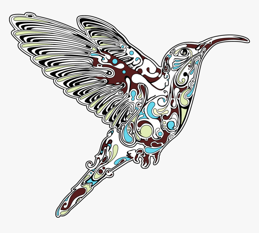 Kiera Hummingbird Canvas Print - Illustration, HD Png Download