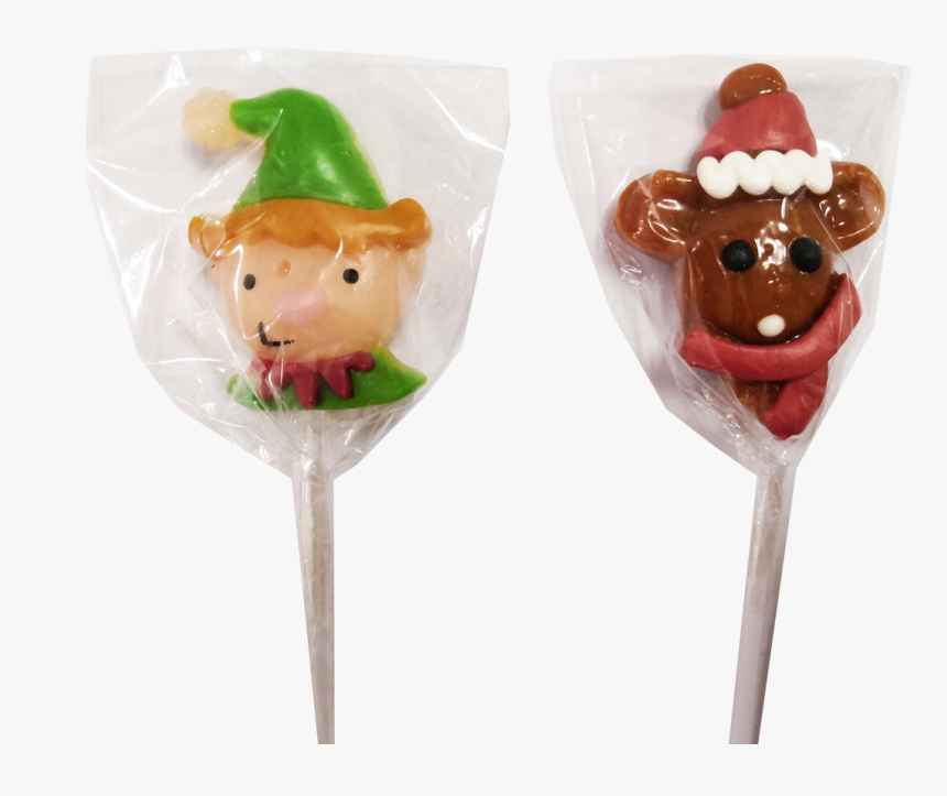 Candy Showcase Christmas Elf & Rudolph Pops And More - Chocolate, HD Png Download