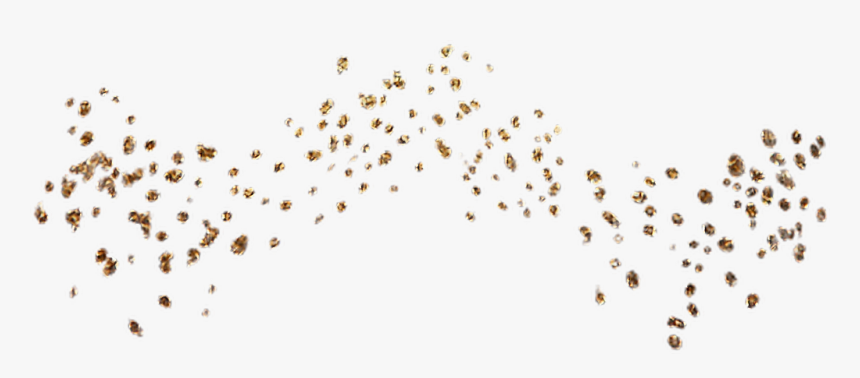 Transparent Gold Glitter Confetti Png - Freckles Png, Png Download