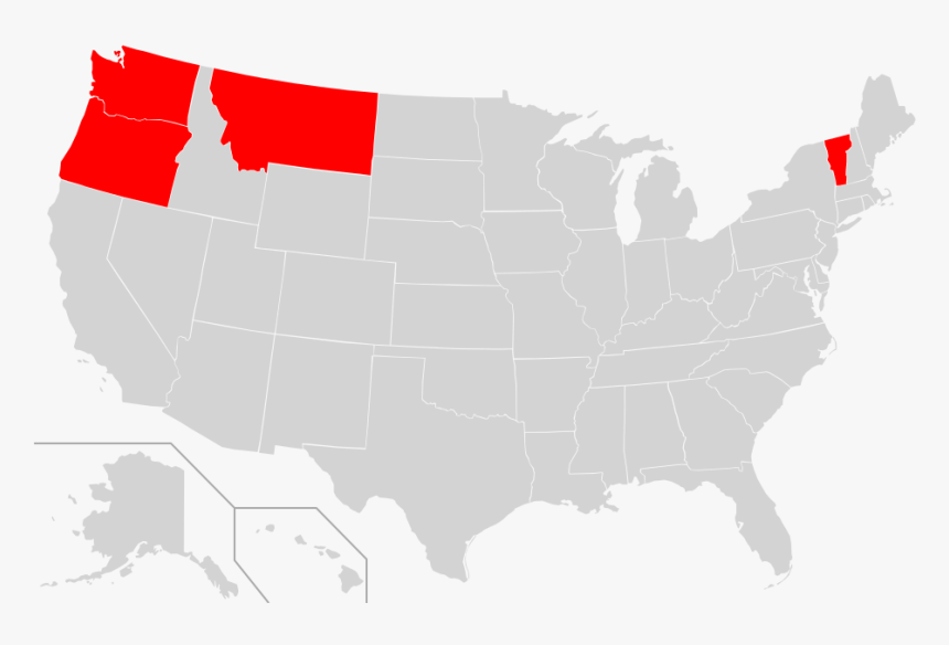 United States Map Svg, HD Png Download