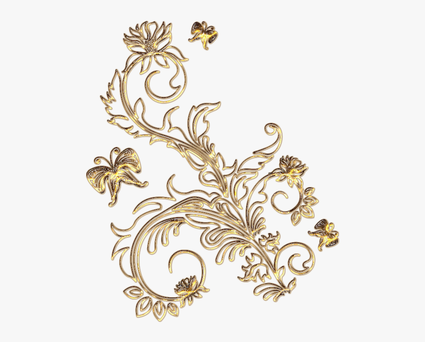 Ornement - Floral Ornaments, HD Png Download