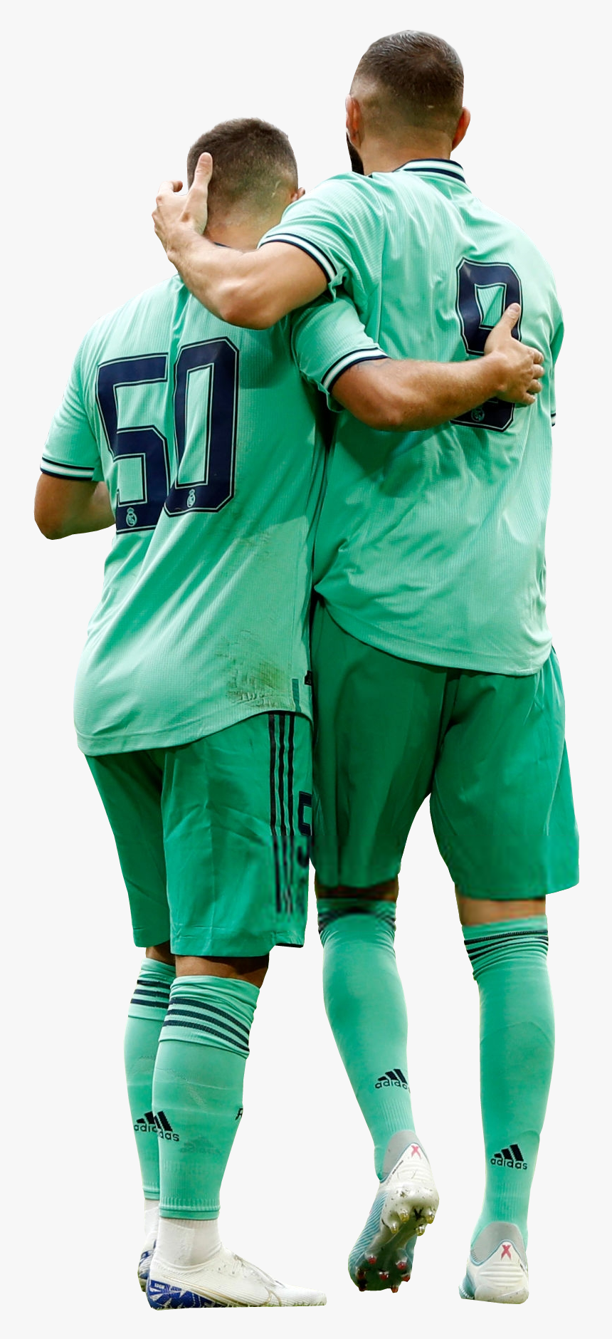 Eden Hazard & Karim Benzema render - Png Benzema Et Hazard, Transparent Png