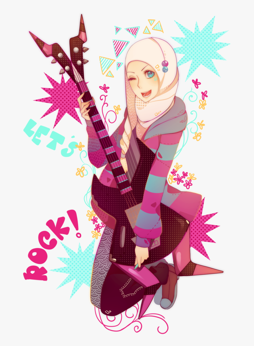 Anime Hijab, HD Png Download
