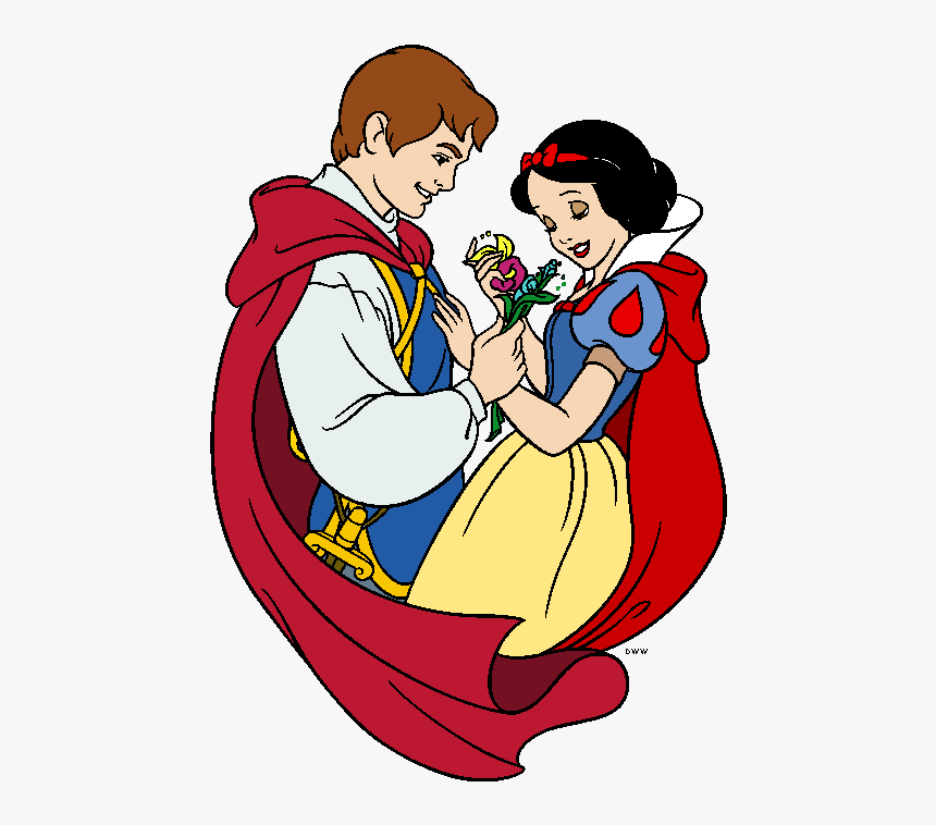 White Snow Cliparts - Princess Seven Dwarfs Snow White, HD Png Download