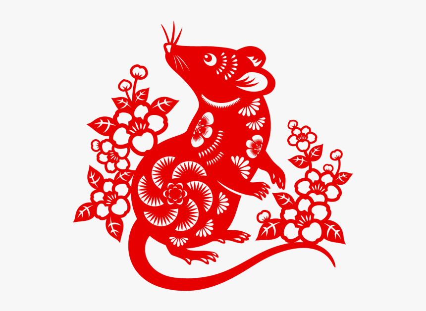 Year Of The Rat Vector, HD Png Download
