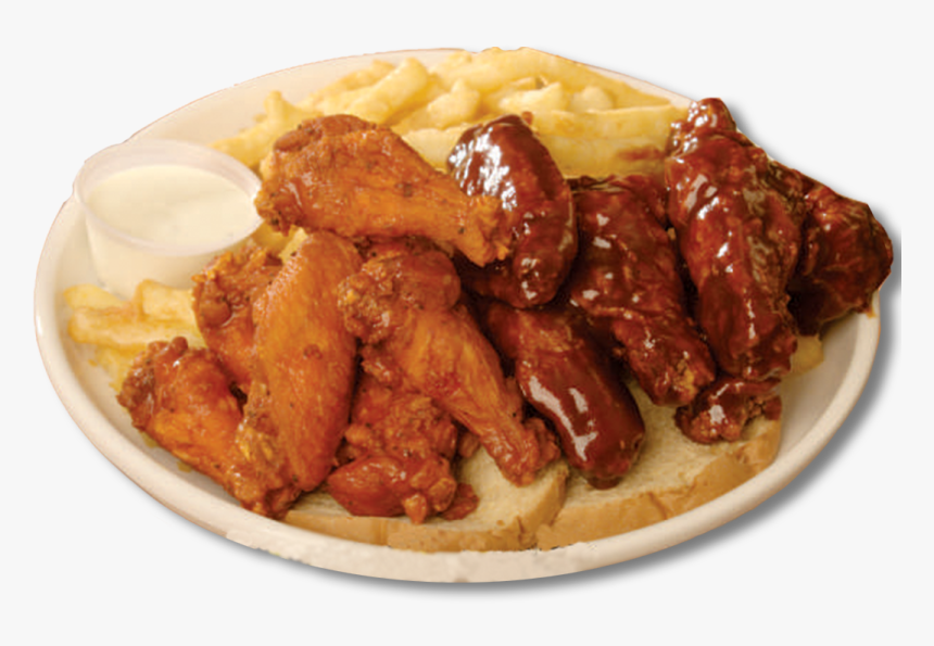 Hot Bbq And Buffalo Wing Combo Jj Fish And Chicken - Grillades, HD Png Download