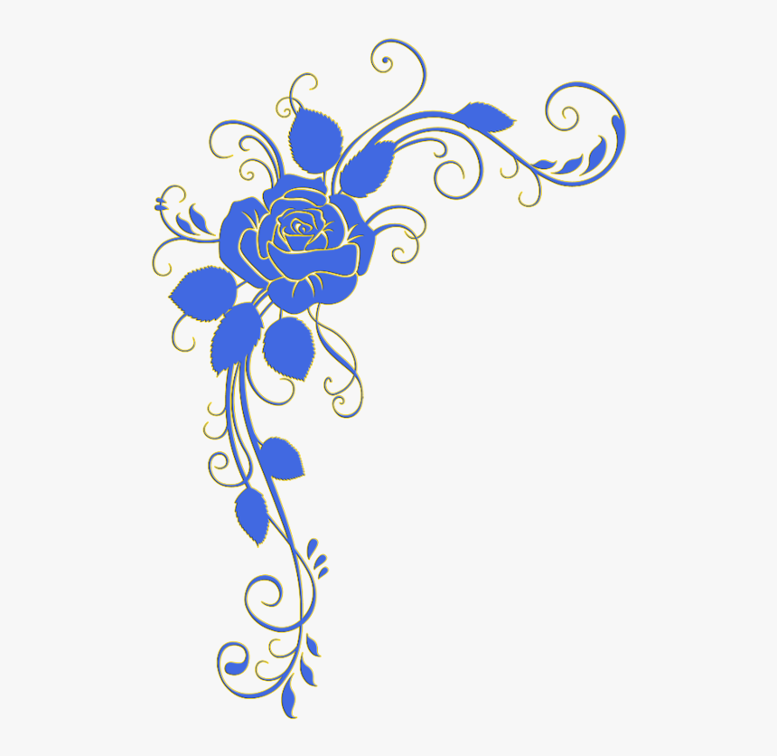 Resultado De Imagen De Hermosos Separadores - Green Draw Flowers, HD Png Download