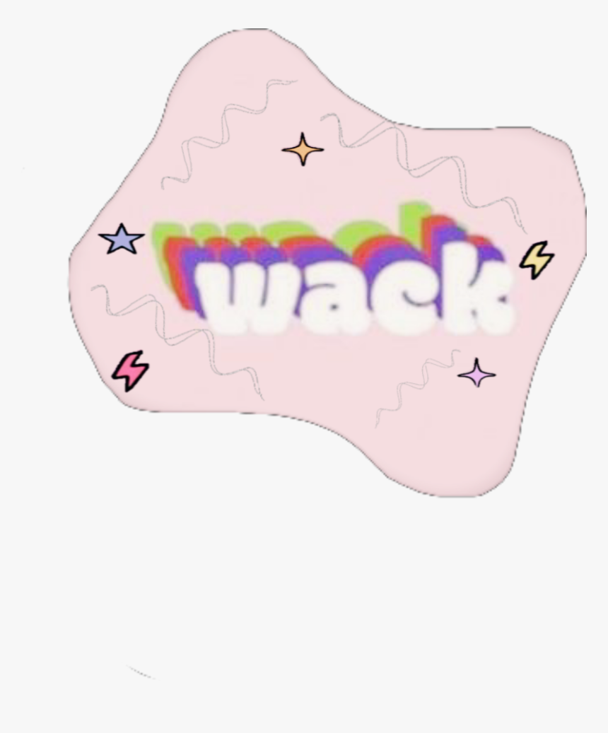 #wack #sticker #aesthetic #pastel #colors #pinkaesthetic - Illustration, HD Png Download