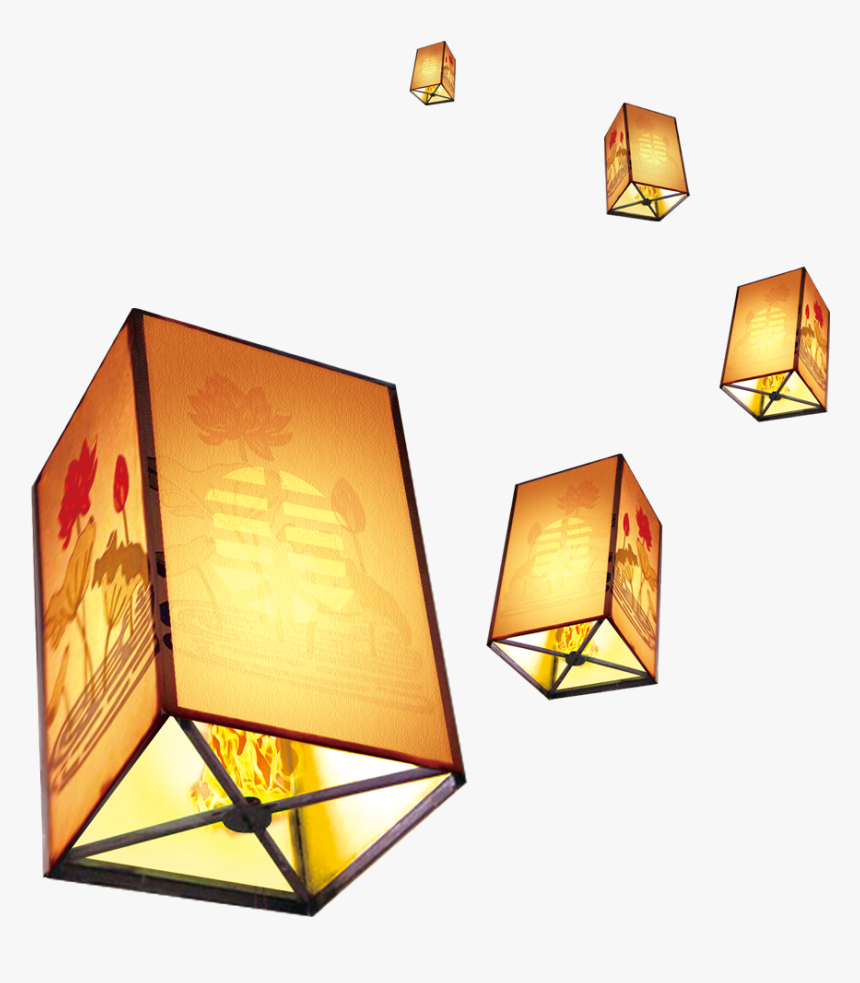 Chinese New Year Png - Floating Lantern Png, Transparent Png