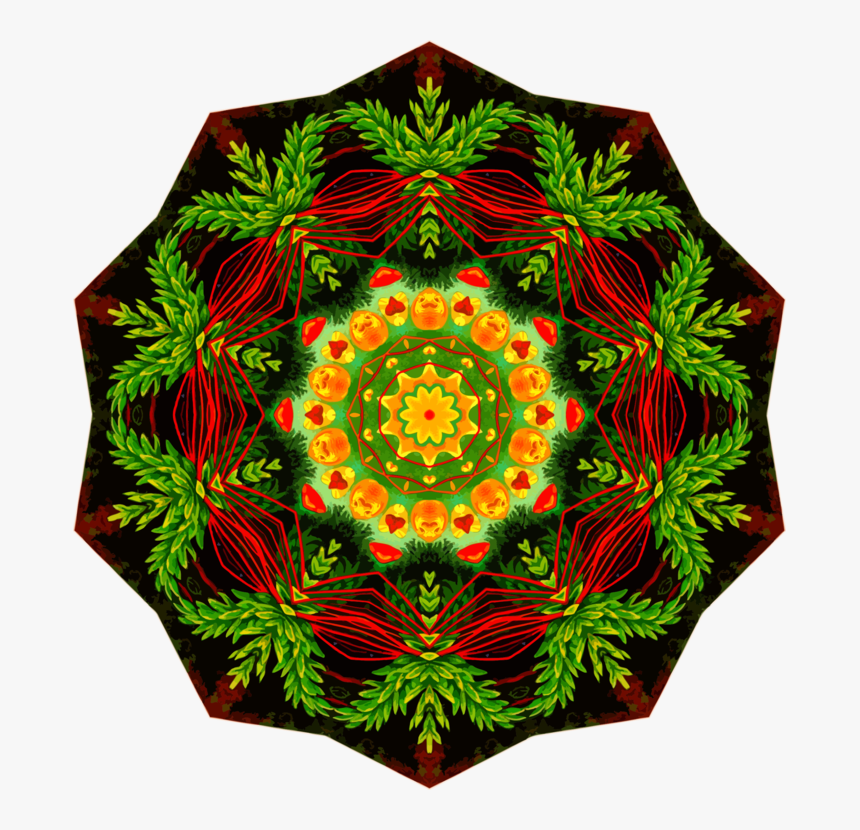 Textile,christmas Ornament,circle - Portable Network Graphics, HD Png Download