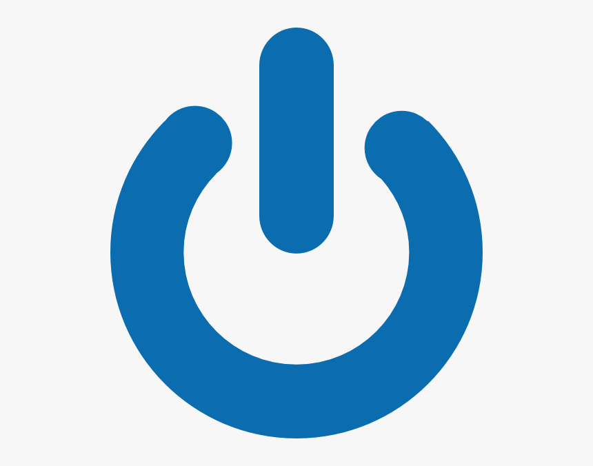 Power Icon Blue, HD Png Download