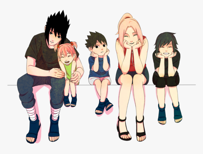 Sasusaku Family, HD Png Download