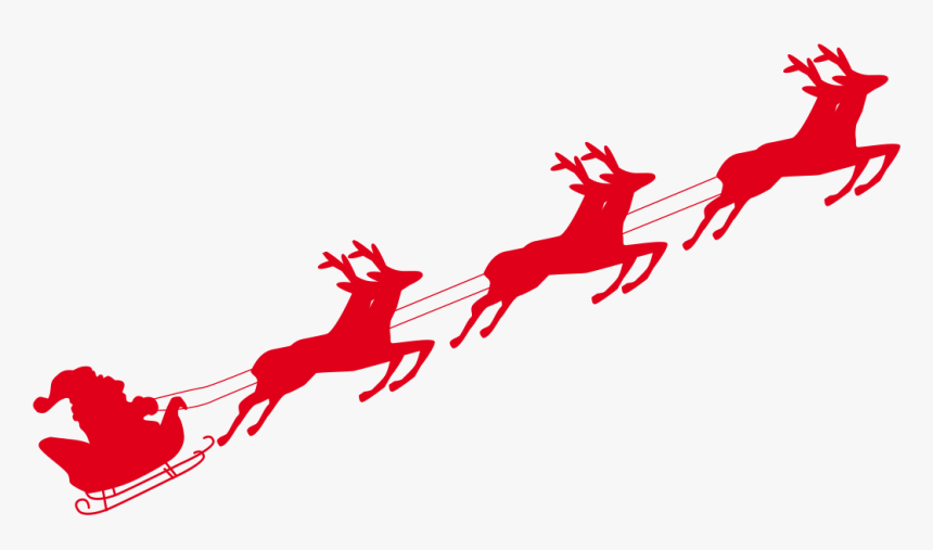 Santa S Sleigh Png Download - Santa Sleigh Png, Transparent Png