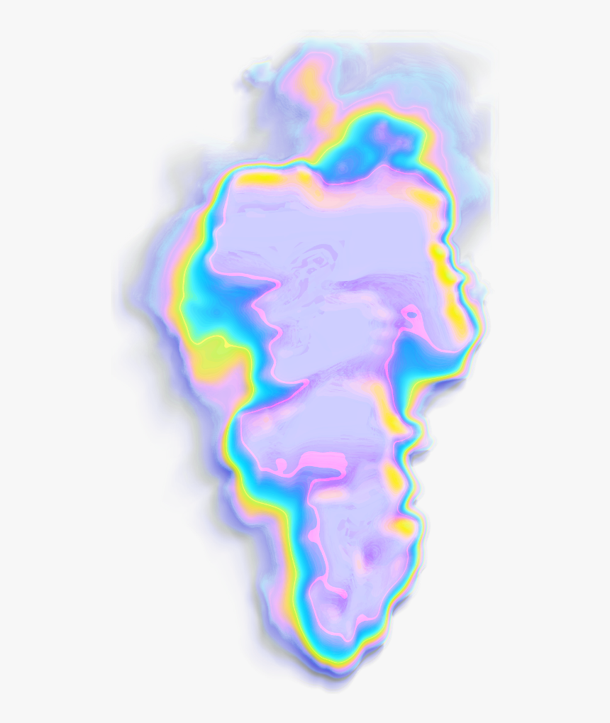 #smoke #fog #haze #aesthetic #background #color #dream - Map, HD Png Download