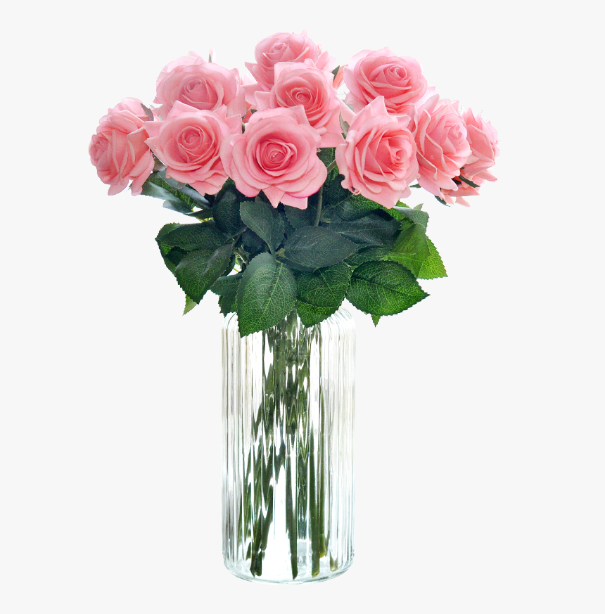 Rose Bouquet Artificial Flower Fake Flower Living Room - Rose Artificial Flower Png, Transparent Png