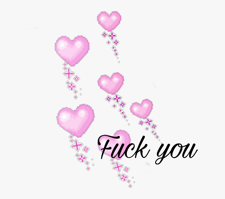 #goth #cute #pastel #heart #insult #aesthetic - Kawaii Heart Pixel Art, HD Png Download