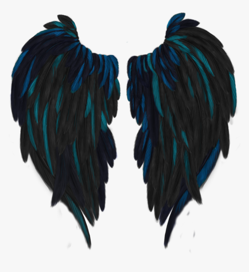Dark Blue Angel Wings, HD Png Download