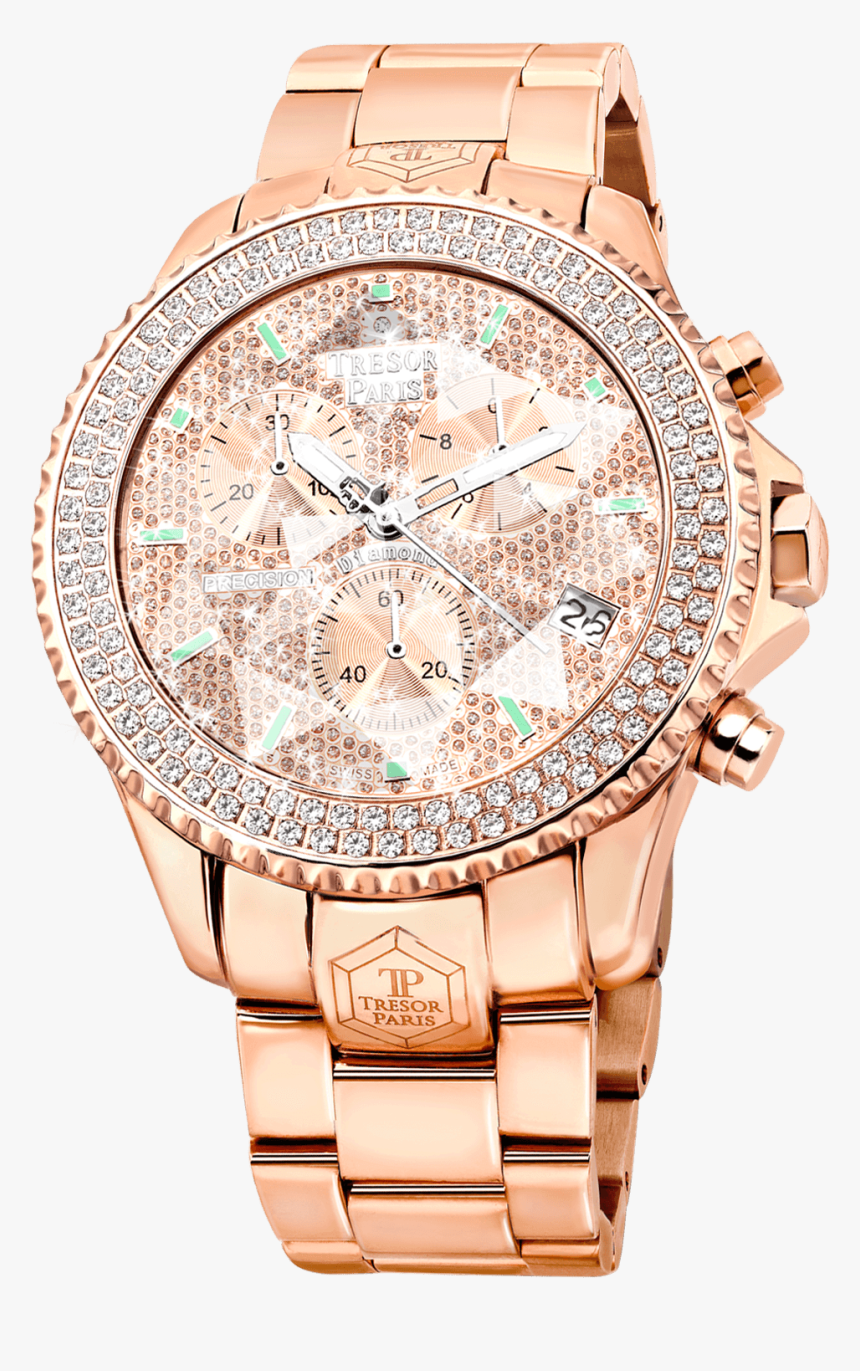 Precision Chronograph 44mm, Stainless Steel,crystal - Analog Watch, HD Png Download