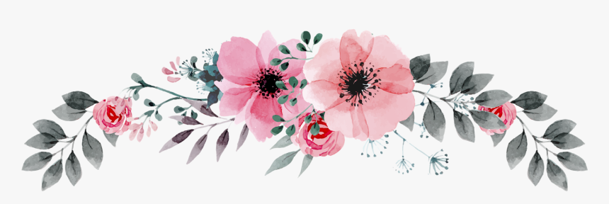Topo Para De Bolo Floral, HD Png Download