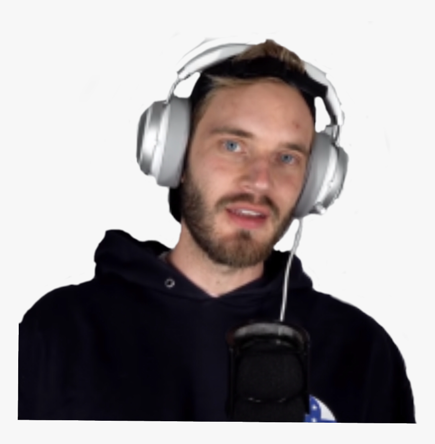 #pewdiepie #pewds #freetoedit - Headphones, HD Png Download