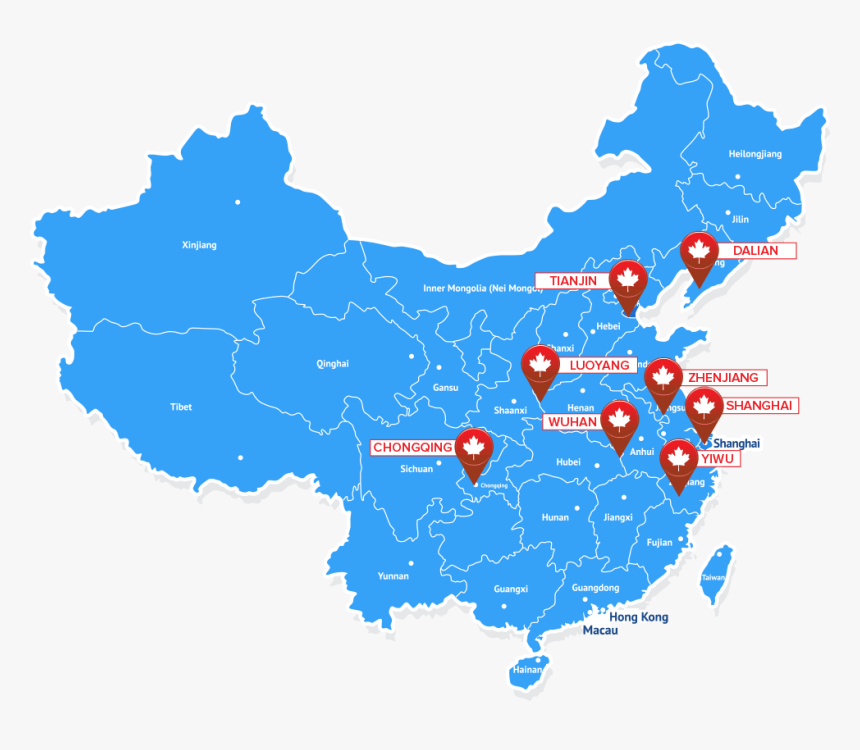 Map - Greater China Map, HD Png Download