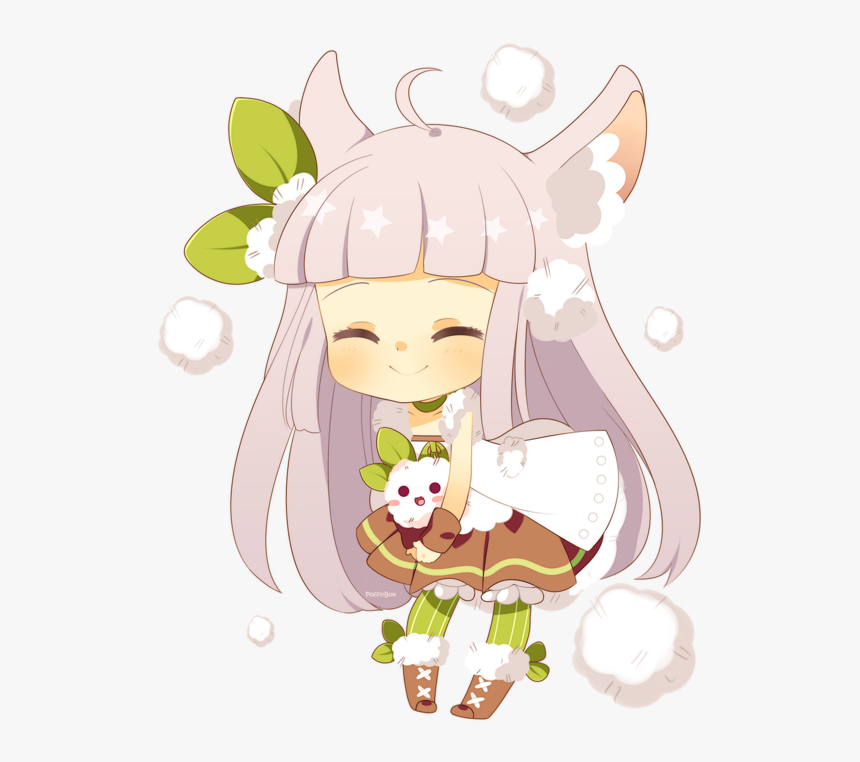 Chibi Girl Holding A Dog, HD Png Download