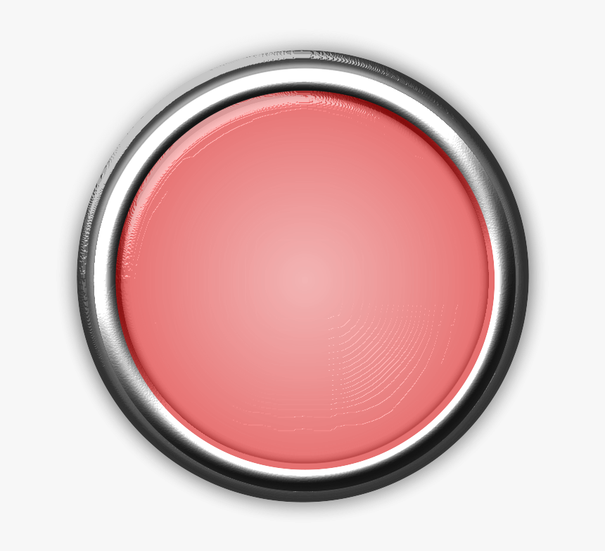 Red Button With Internal Light - Circle, HD Png Download