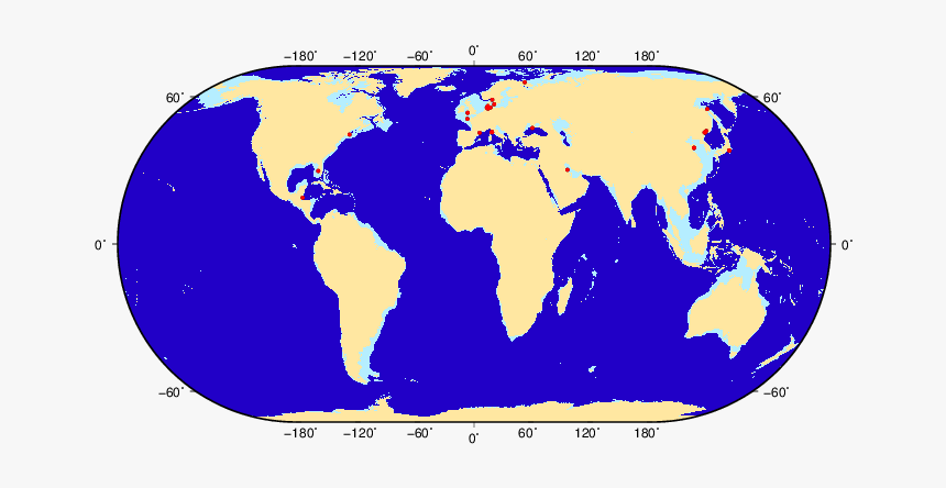 World Map Latitude Vector, HD Png Download