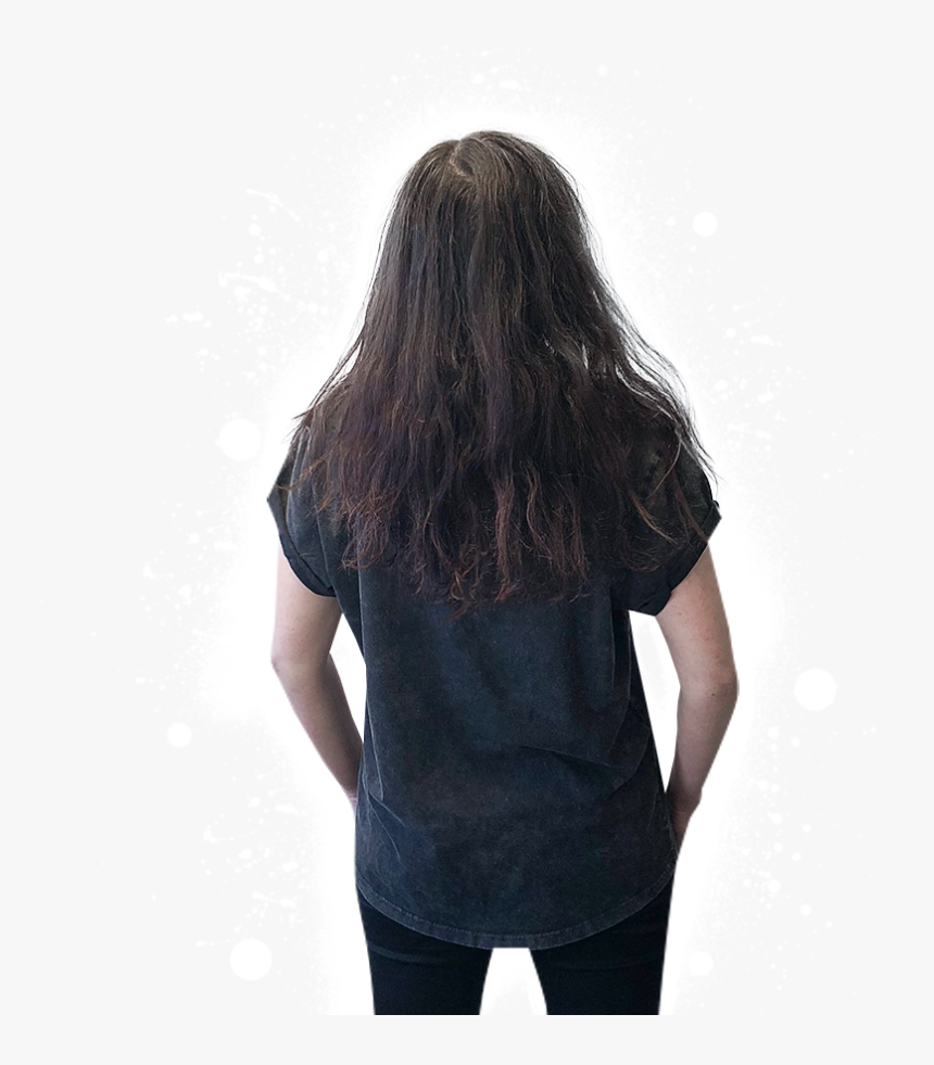 Real Love Tee Back - Girl, HD Png Download