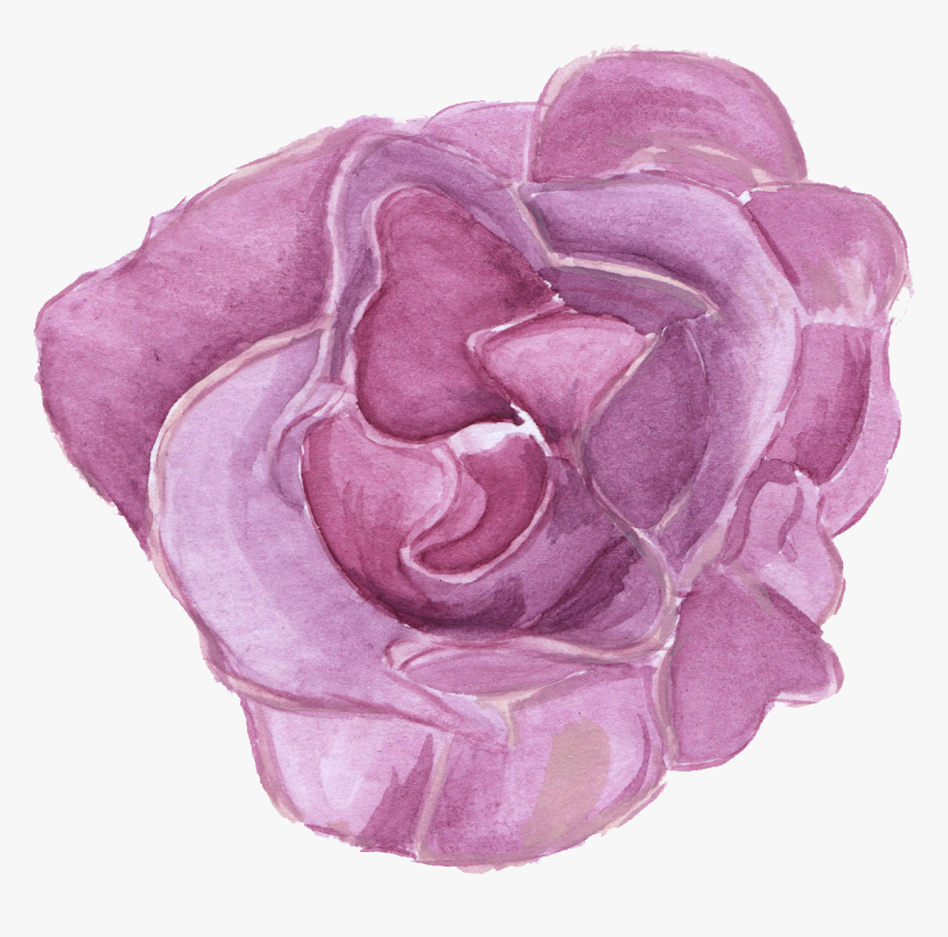 Png Transparent Png Watercolor, Png Download - Watercolor Flowers Transparent Png Purple, Png Download