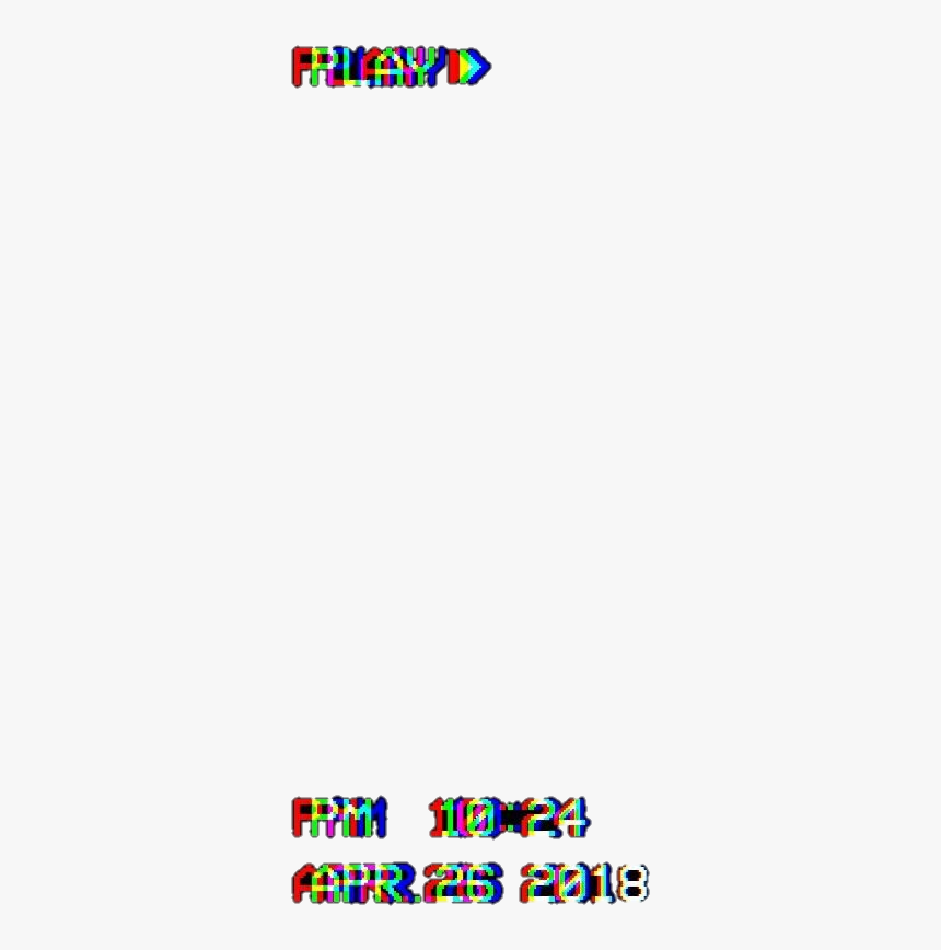 #glitch #tumblr #play #moldura - Date Glitchy, HD Png Download