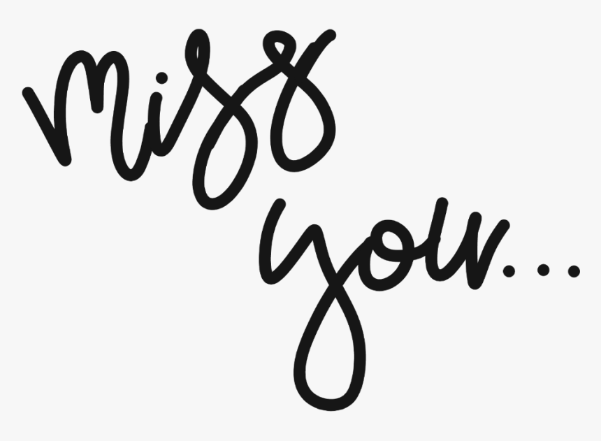 #love #missyou - Miss You Png Text, Transparent Png
