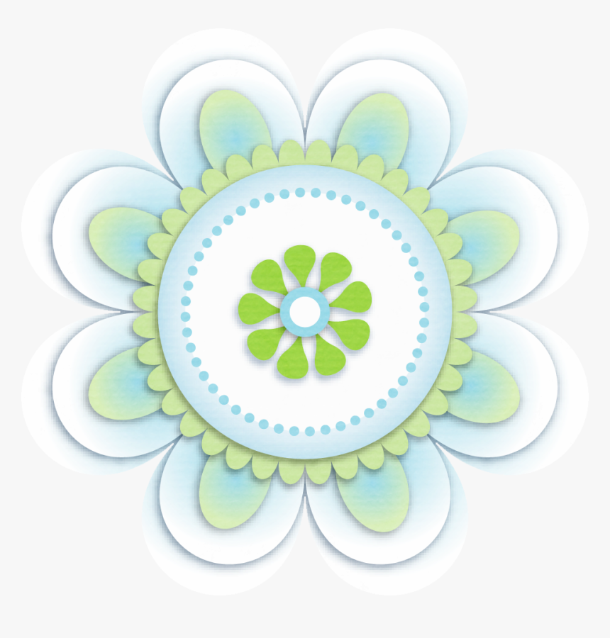 Pin By Toni Nieto On Scrapbooking Flower Ideas - Circle, HD Png Download