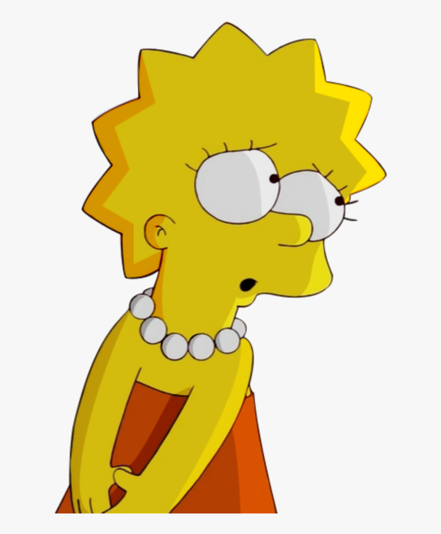 #lisasimpson #enamorada #chica #amor #stickers #stiker - Stickers De Lisa Simpson, HD Png Download