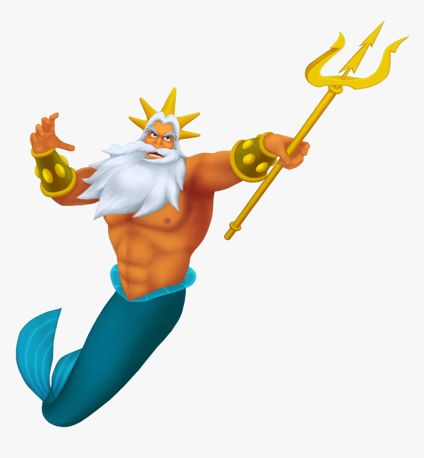 King Triton Transparent Png Clip Art Imageu200b Gallery - Little Mermaid King Triton Png, Png Download