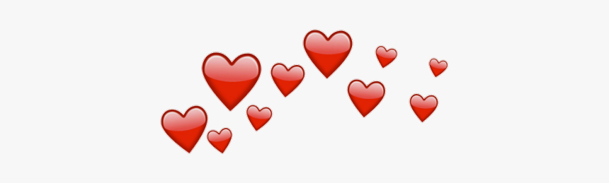 #rojo #red #heart #hearts #heartcrown #corazon #corazones - Heart, HD Png Download