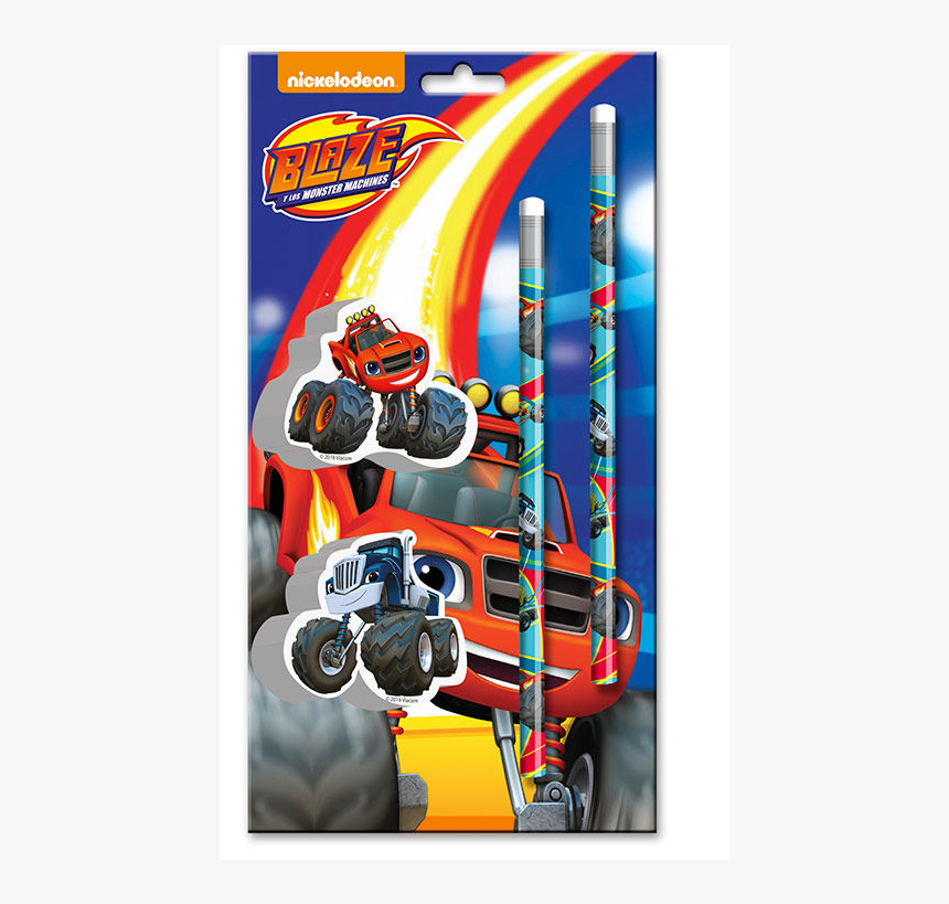 Blister Matite Con Gomma Blaze - Stationery, HD Png Download