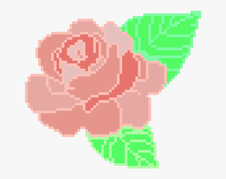 Transparent Pixel Rose - Pixel Art Flower Transparent, HD Png Download