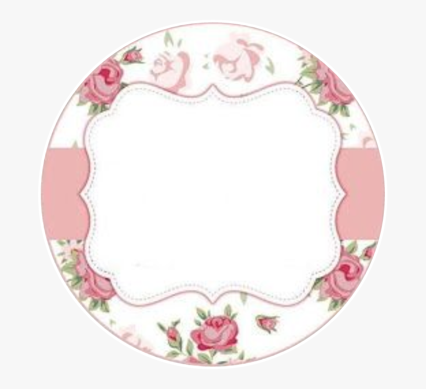 #background #textbox #label #flowers #pinkandwhite - Fondos Para Etiquetas Redondas, HD Png Download