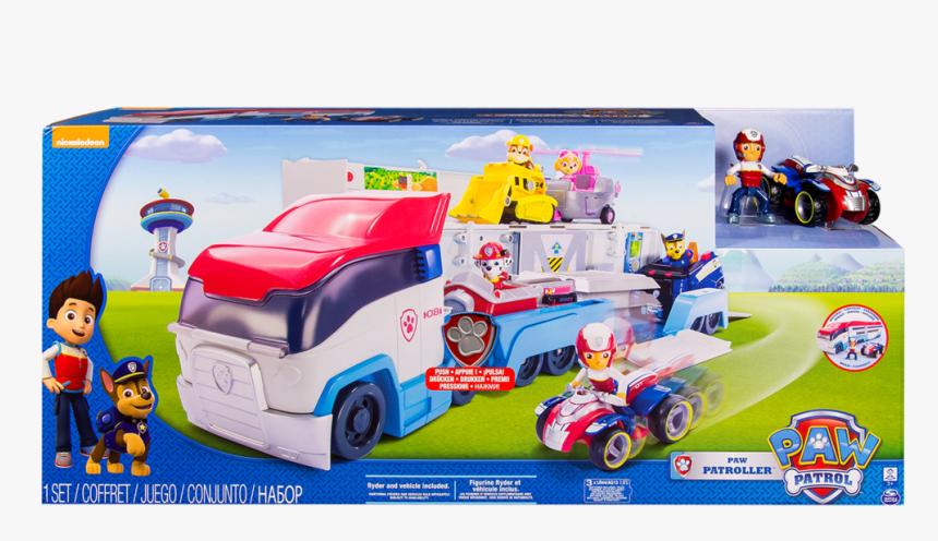 Фото №1 Игровой Набор/персонаж Мультфильма Spin Master - Paw Patroller Toy Nz, HD Png Download