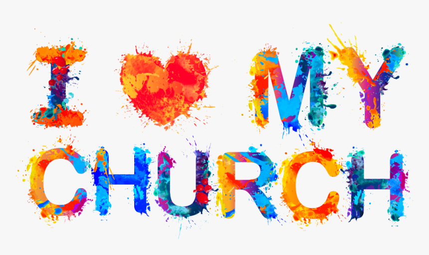 Free Download Love Church Clipart Watercolor Painting - Graphic Design, HD Png Download