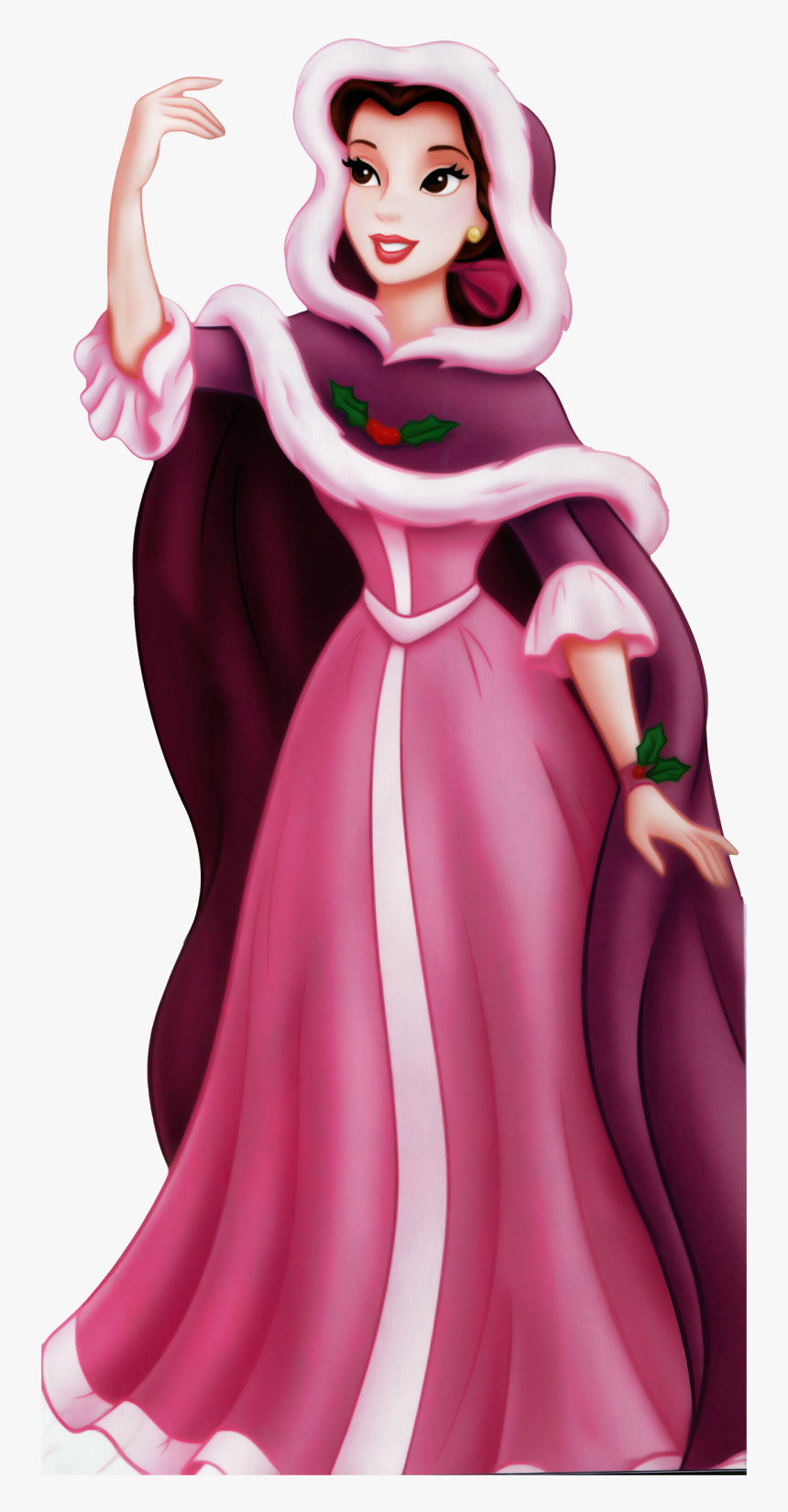 Beauty And The Beast Christmas Png, Transparent Png