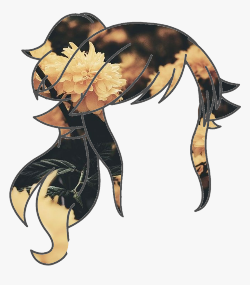 #gachalife #hair #flowers #cute #yellow - Obrigado A Todos Que Se Afastaram, HD Png Download