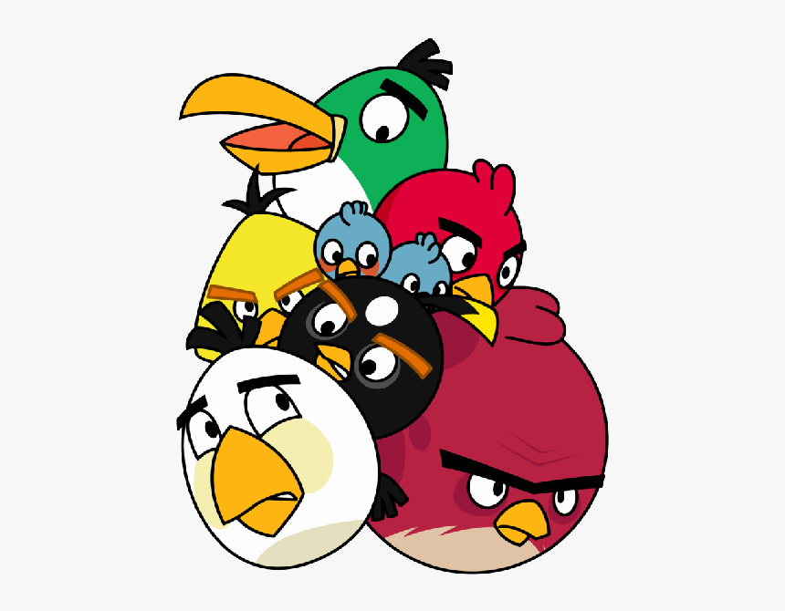 Banner Royalty Free Download Arcade Clipart Gaming - Cliparts Of Angry Birds, HD Png Download