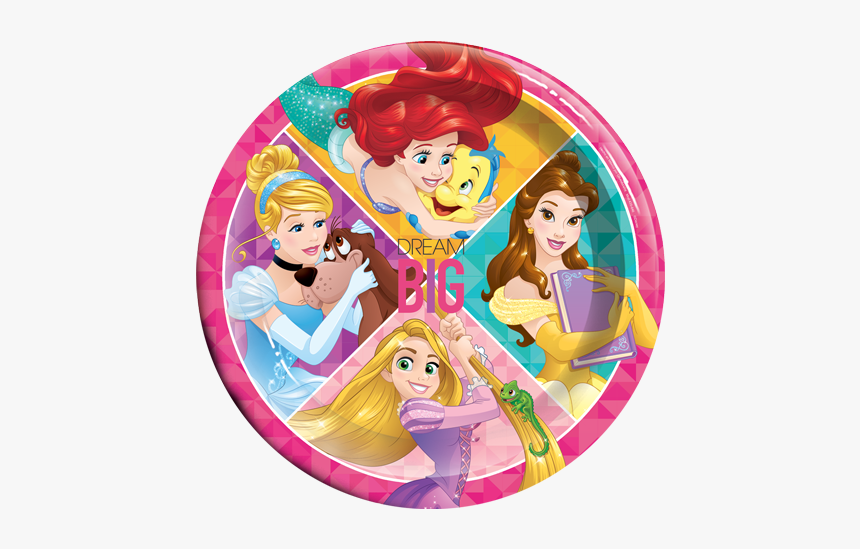 Plato Chico Princesas De Disney - Cartoon, HD Png Download