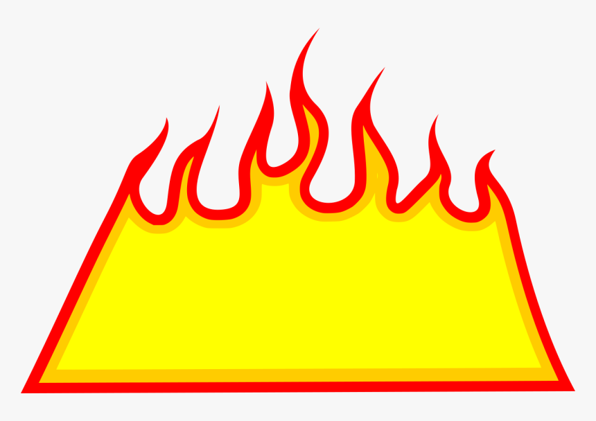 Banner Fire Png, Transparent Png