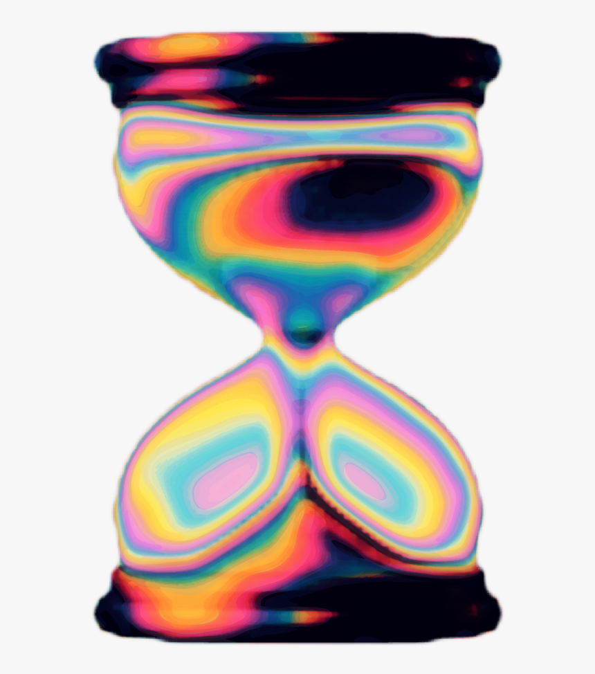 #holo #holographic #emoji #hourglass #time #freetoedit - Modern Art, HD Png Download