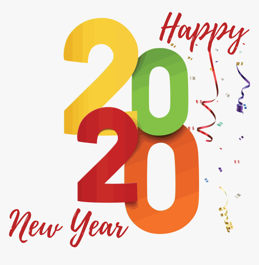 Happy New Year 2020 Png, Transparent Png