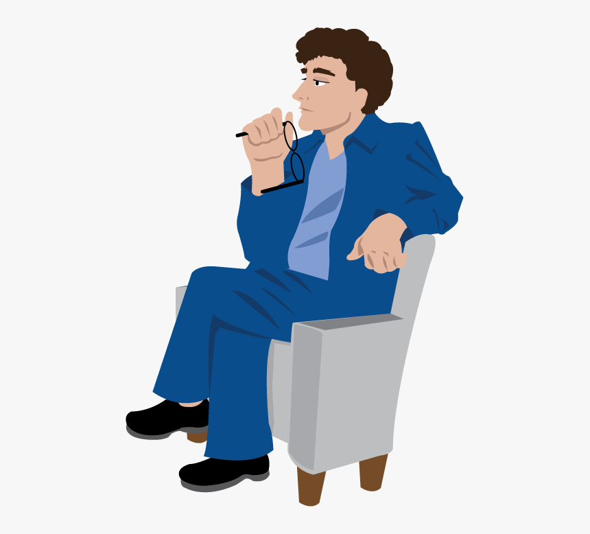 Clipart People Sitting - Critic Clipart, HD Png Download , Transparent