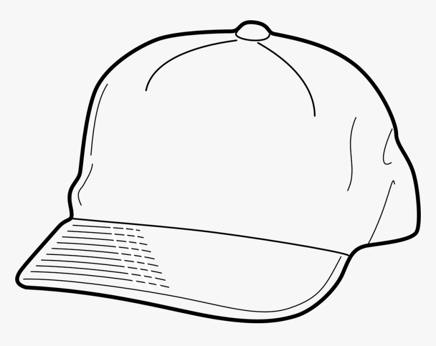 Hats Drawing Easy - Ball Hat Clip Art, HD Png Download